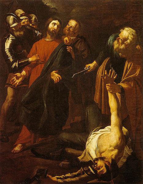 Dirck van Baburen Capture of Christ with the Malchus Episode china oil painting image